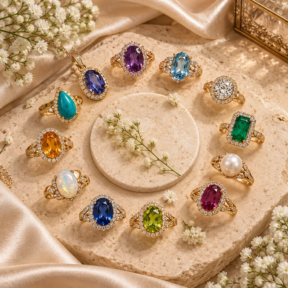 Jewellery gifts and birthstones