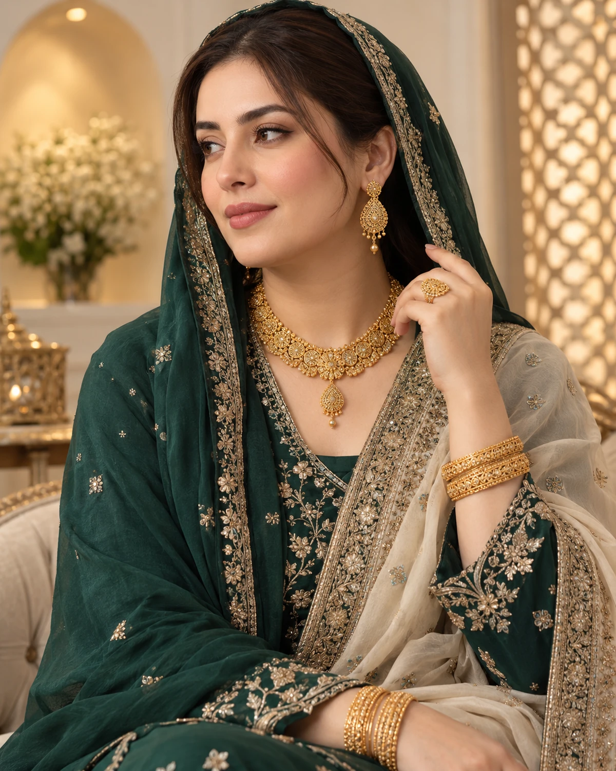 Women's gold jewellery by Khurram Jewellers