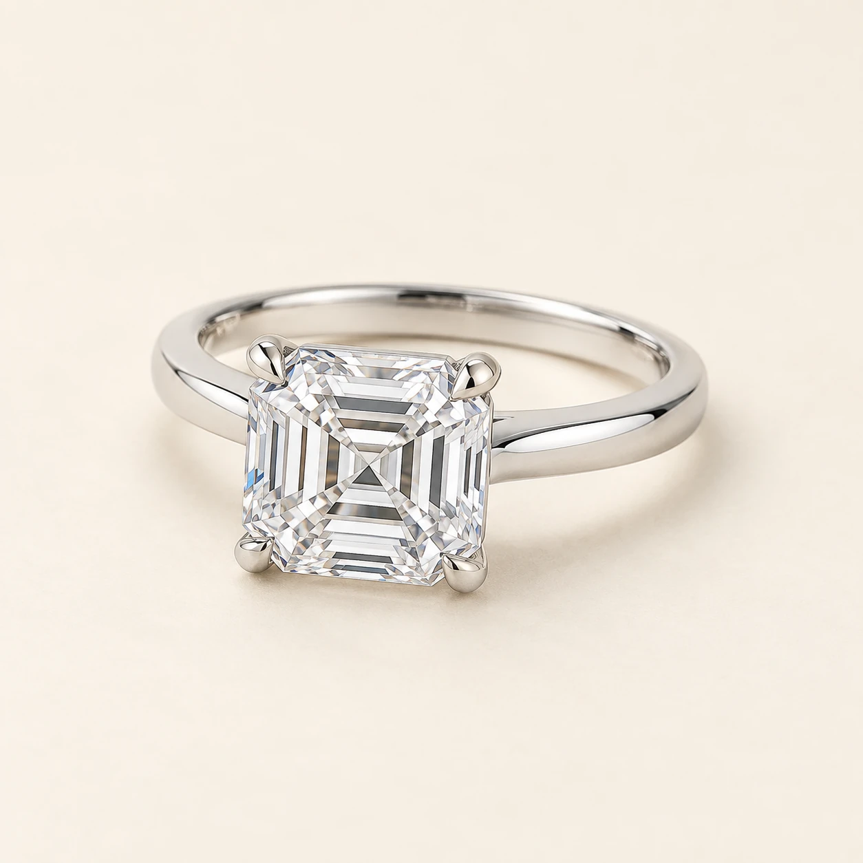 Mahnoor Asscher Ring — one ring