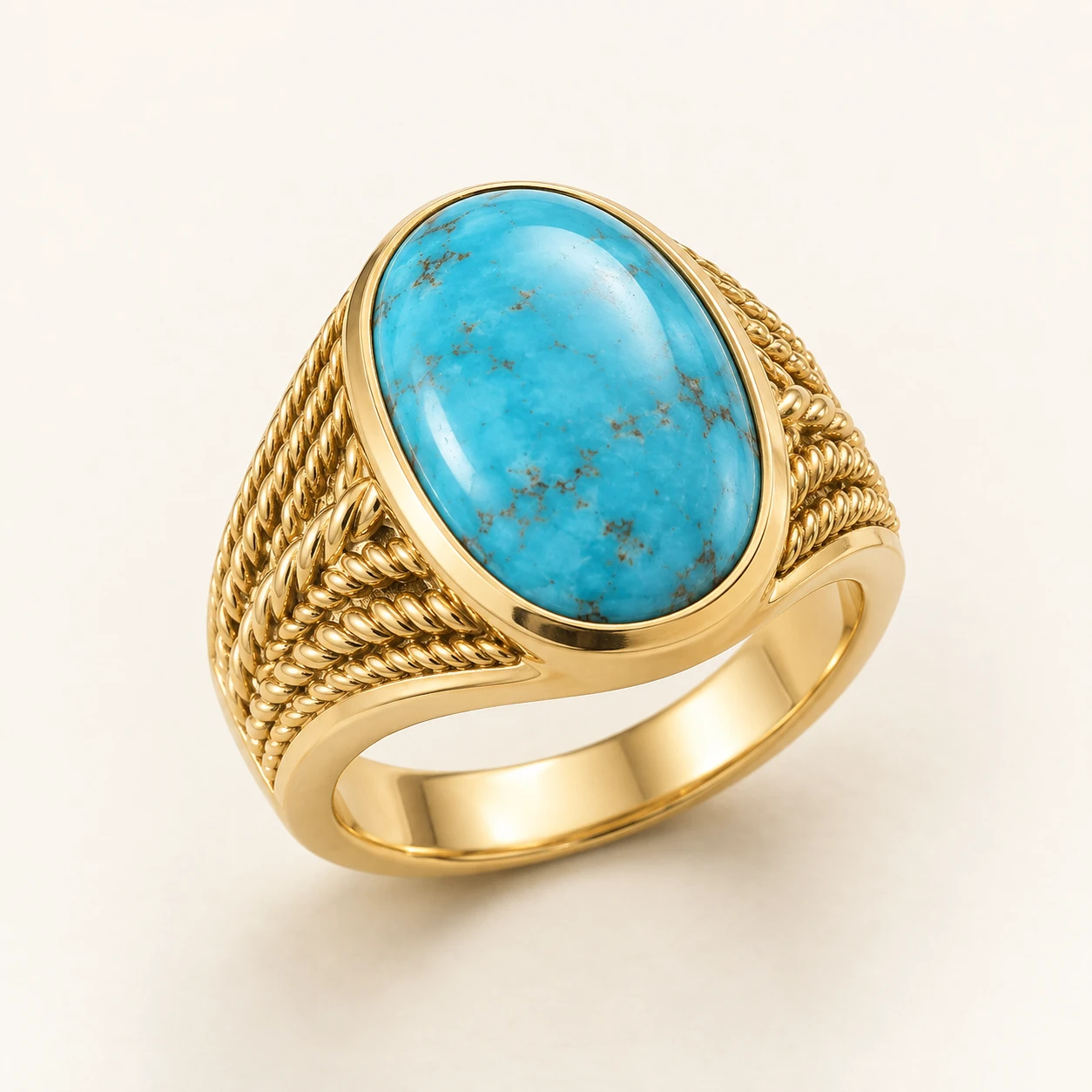 Feroza Cabochon Ring — one ring