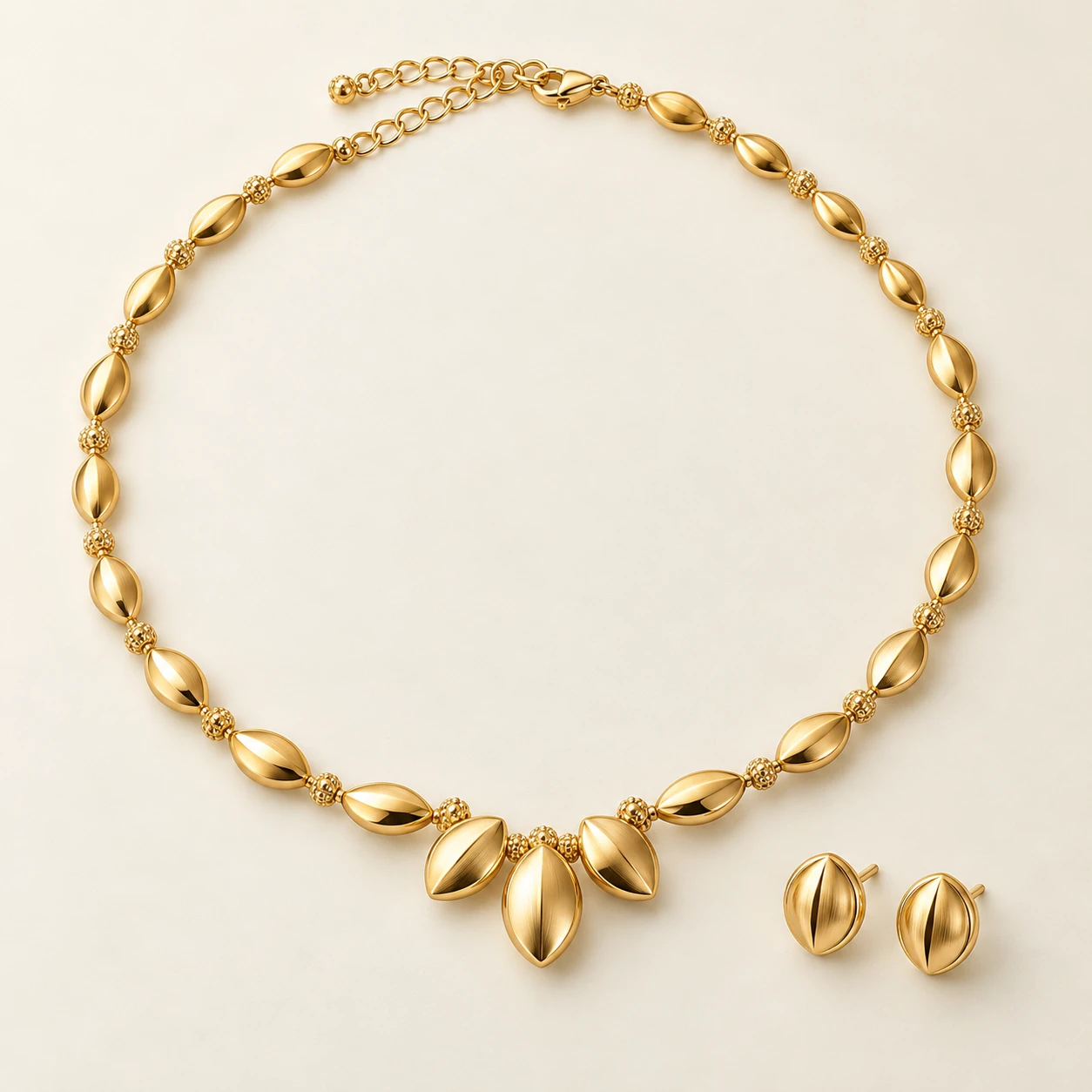 Noor Short Set & Tops — one short necklace and two matching tops