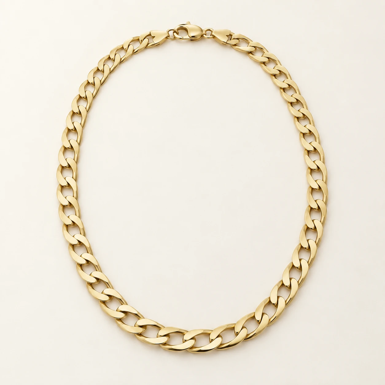 Flat Curb Chain — one flat curb chain