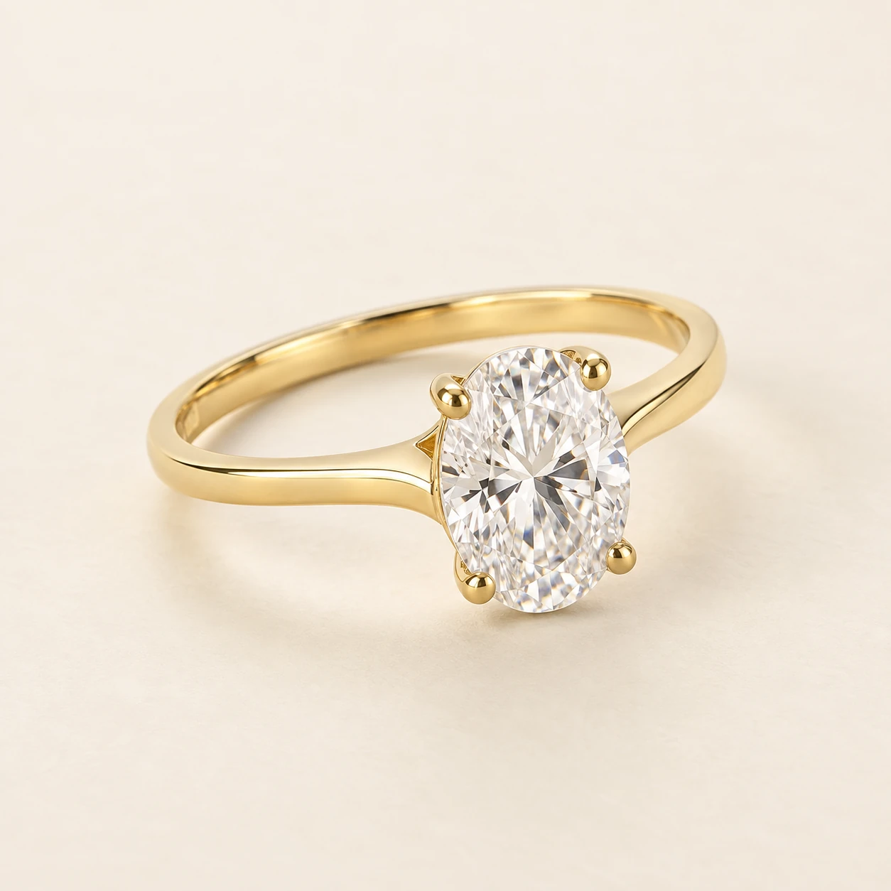 Arham Oval Solitaire — one ring