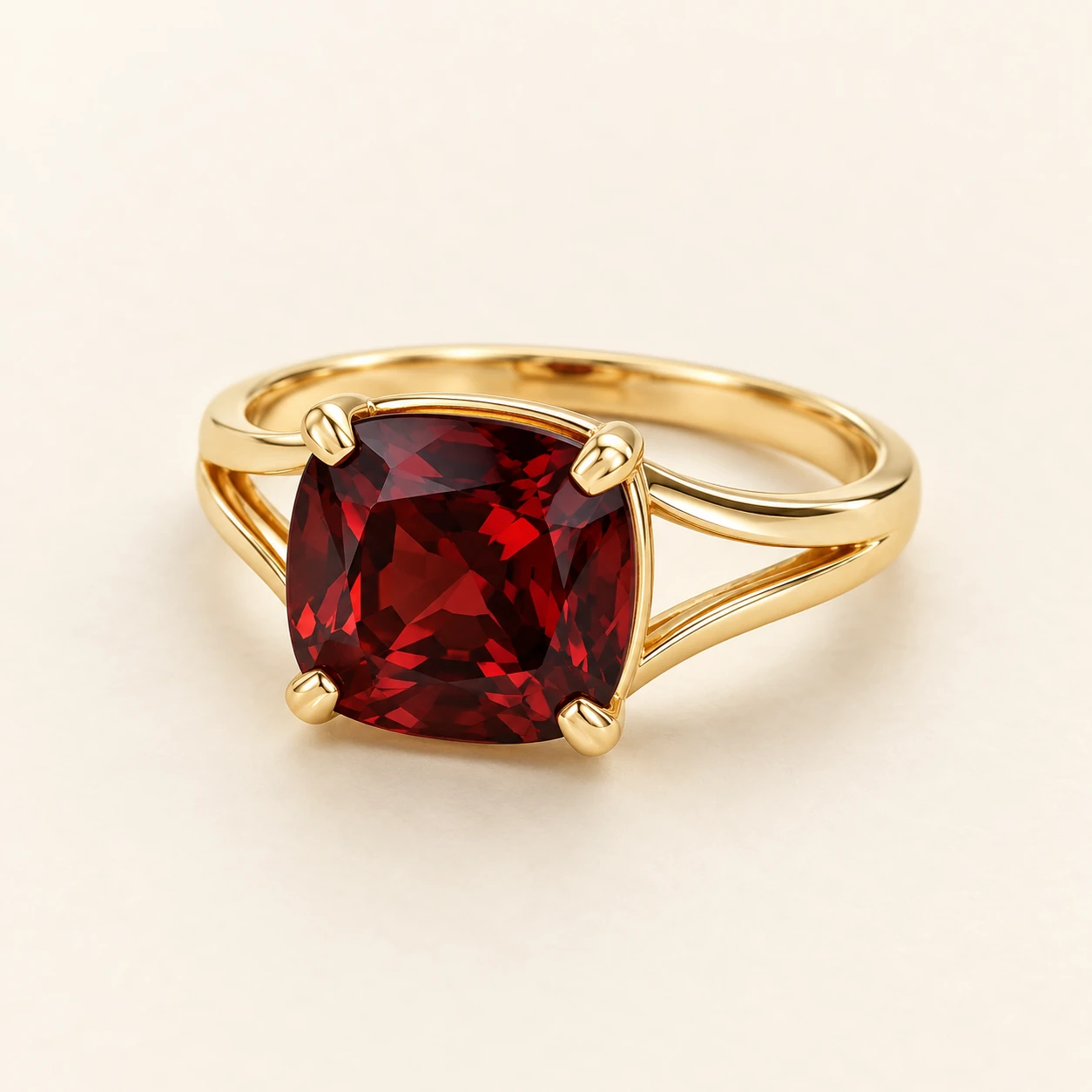 Gulnar Garnet Ring — one ring